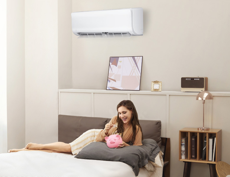 Azonnal érezhető hatásAz Xtreme Save klímák akár 90 másodperc alatt képesek 17°C-os kifújt levegőt juttatni a hőségtől felmelegedett helyiségekbe.